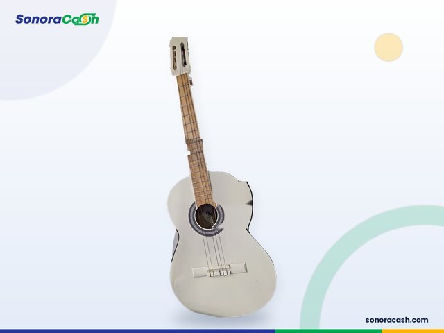 Guitarra acústica Mestiza blanca